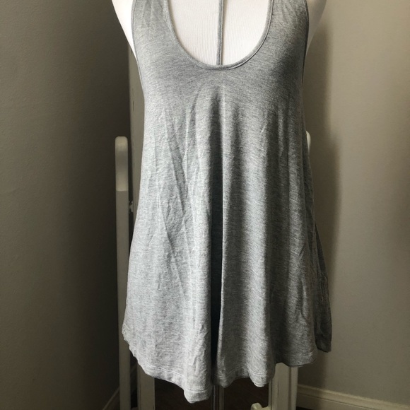Free People Grey Racer Back Tank - Picture 5 of 6